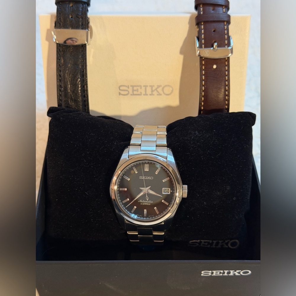 AUTHENTIC Seiko SARB033 Automatic Watch with 2 BONUS leather straps